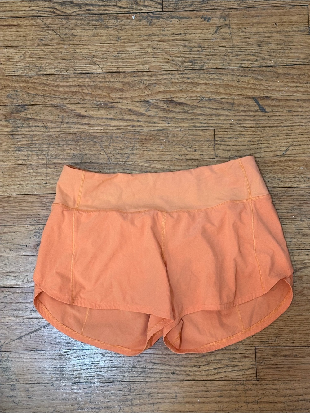 Lululemon Women's Orange Athletic Shorts - Lightweight Running Skort
